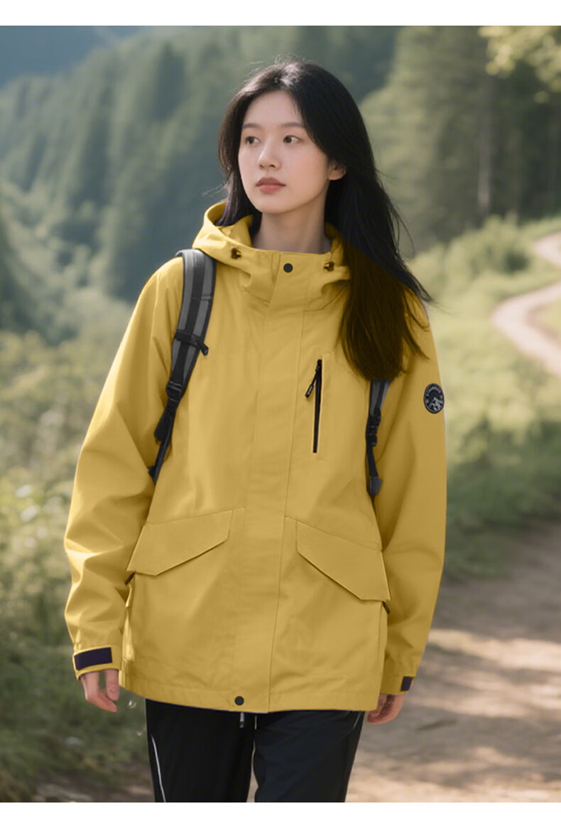 Baleno 2026 New Women's Outdoor Jacket Spring Autumn Winter Windproof Waterproof Hooded Coat Versatile Travel Top 11