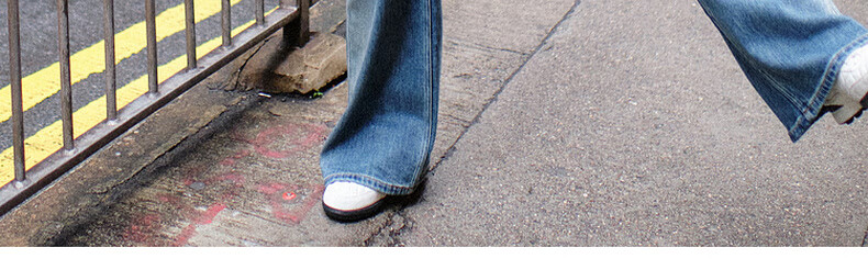 MEIYANG Jelly Denim Jeans Double Core Yarn Elastic Draped Vintage Wide-Leg Pants Blue Regular Fit L 25