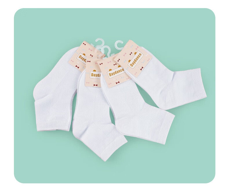Aiwu Ge Children's Latin Dance Short Socks Kids Competition Regulation Socks Girls Professional Mid-calf Socks Floral White Dance Short Socks Size M 12