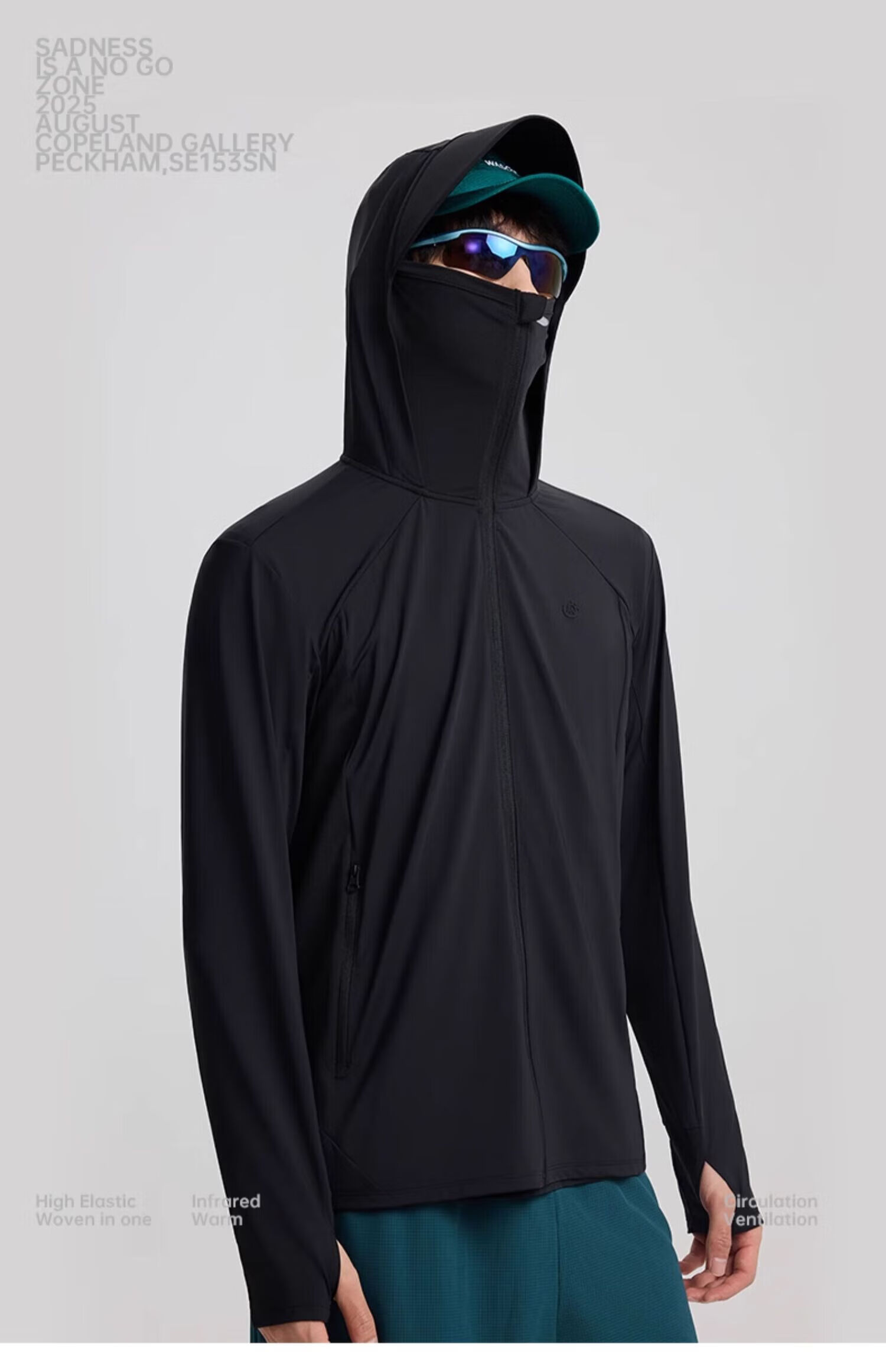 Tantuo UPF 200+ Sun Protection Hooded Breathable Quick-Dry Jacket 45