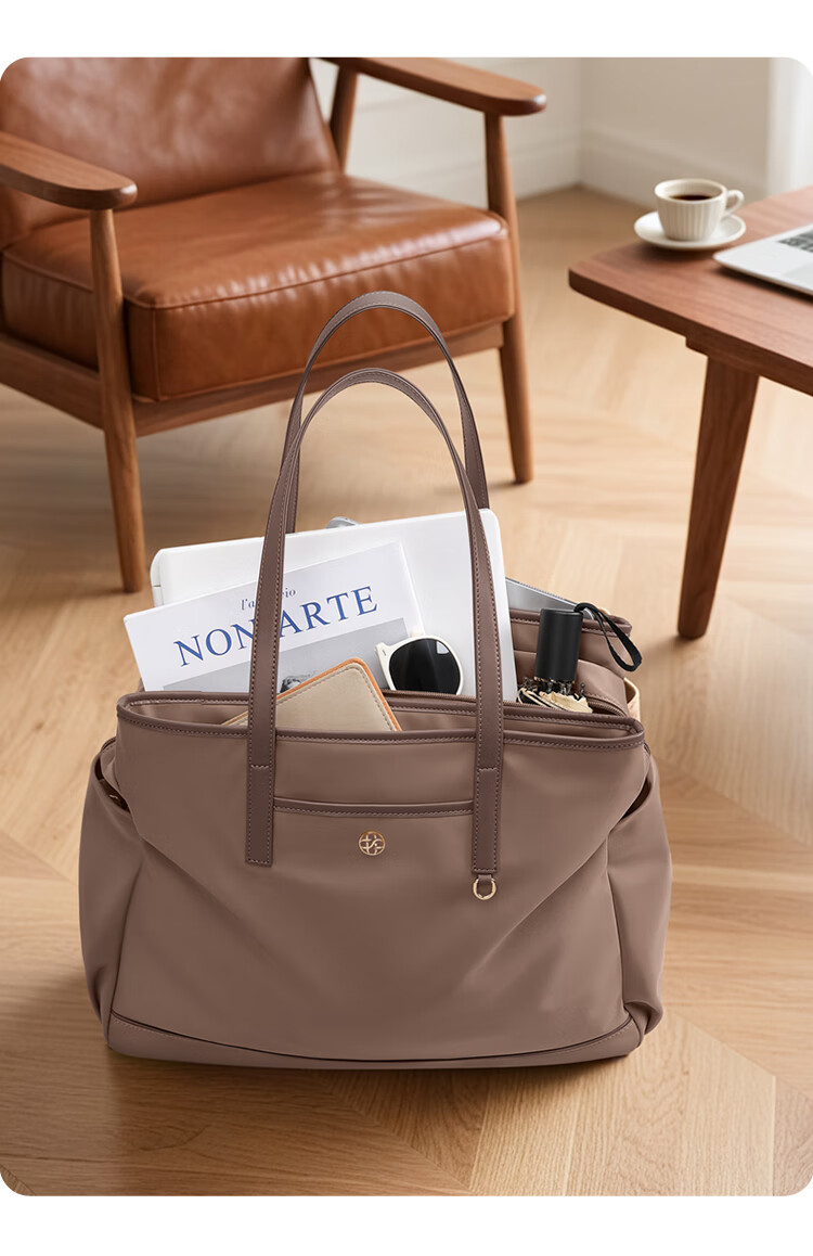 GOLF Shoulder Laptop Bag, Commuter Tote Bag for Women, 14/15.6-Inch Notebook Handbag, Business Large Capacity Briefcase 9