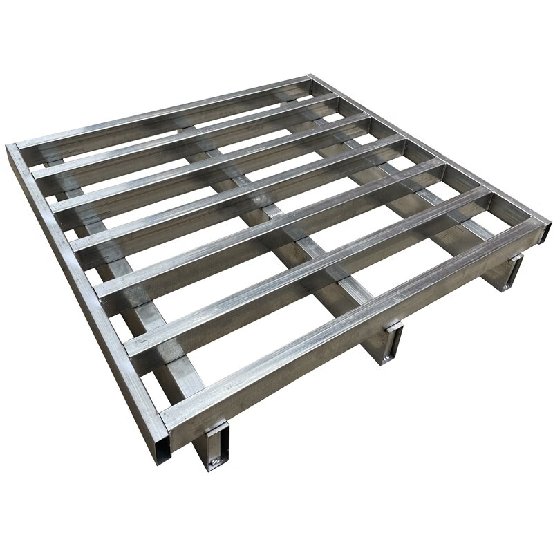 钢制叉车托盘物流铁架金属卡板仓库冷库货架重型地牛拍子水泥放货 100