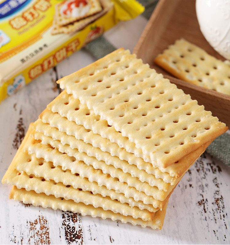 【沃尔玛】惠宜 梳打饼干 香葱味 400g(16包)