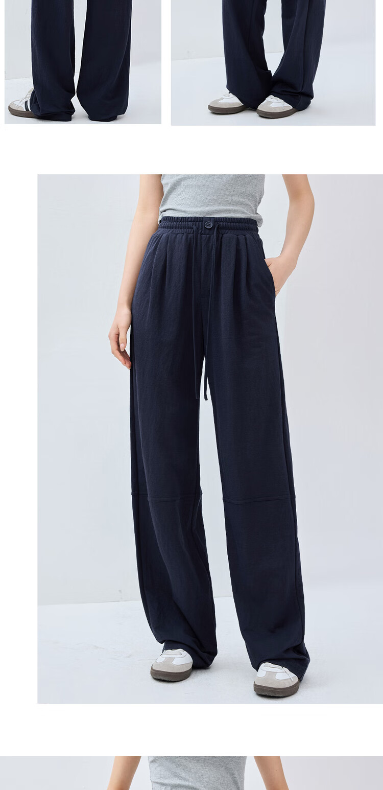 Giordano Outdoor Summer Wear, High-Tech Mosquito-Proof Elastic Waist Drawstring Thin Casual Sweatpants for Women, 05415458 13