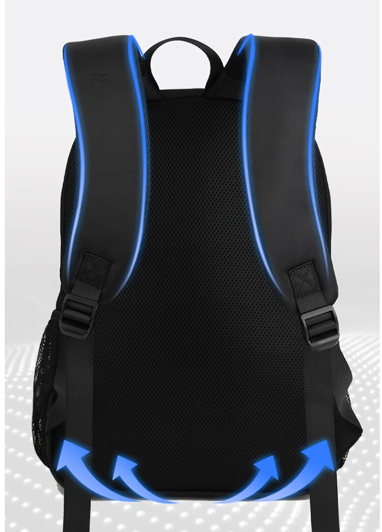 361° New Lightweight Large Capacity Multi-Layer Multi-Pocket Water-Resistant Casual Durable Backpack 8