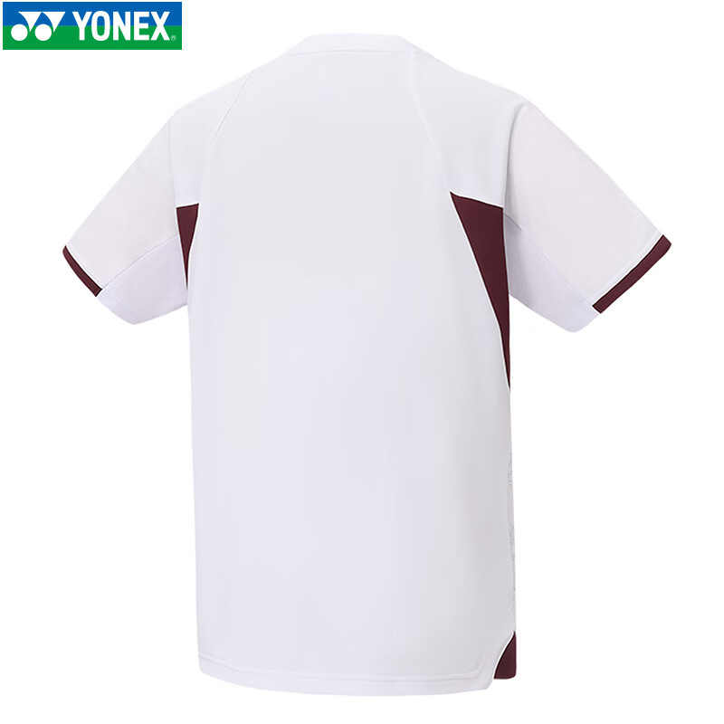 YONEX Badminton Sports T-Shirt Breathable Short Sleeve Set Men's Set - 1102925BCR - White L 6