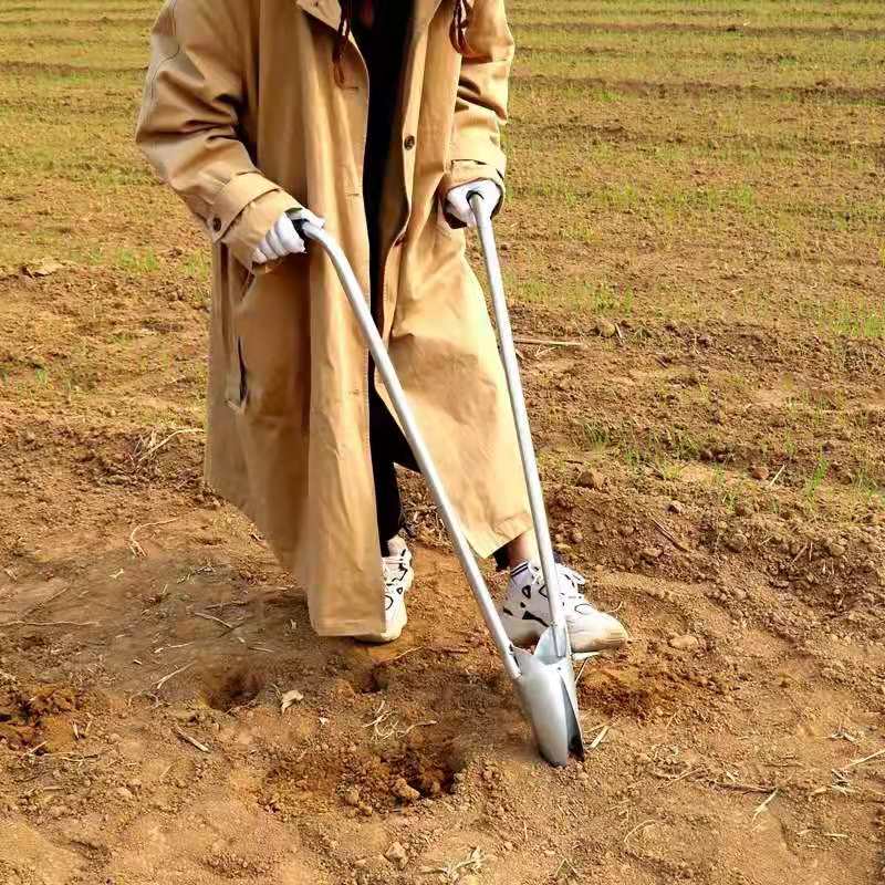 移苗器移栽器农用栽苗神器打孔挖洞工具玉米种土豆地膜打眼定植器