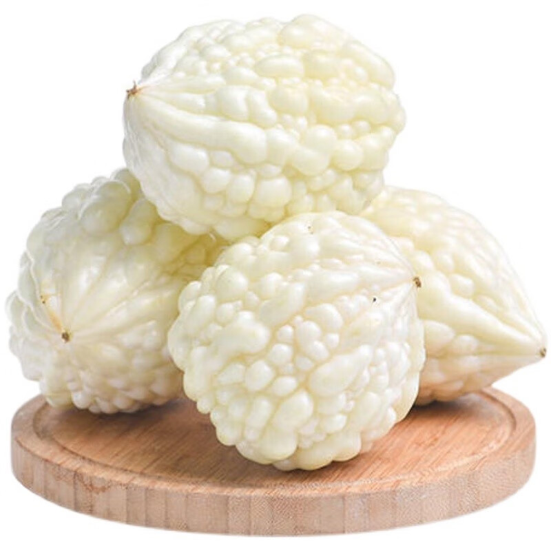 白玉苦瓜苹果苦瓜可生吃不苦沙拉新鲜蔬菜健康轻食1斤试吃装