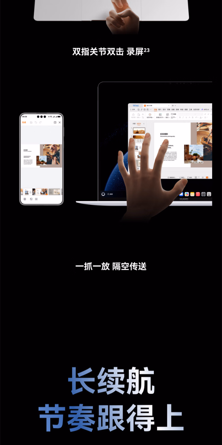 HUAWEI MateBook Pro 14.2英寸 32GB 1TB 宣白 标准版插图19
