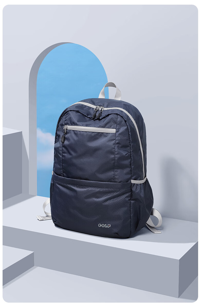 GOLF Foldable Backpack for Women And Men, Lightweight Water-Resistant Travel Bag, Outdoor Hiking Sports Fitness Pack 23