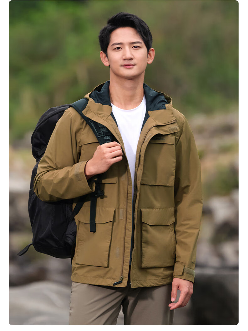 Columbia Outdoor, New 2025 Men's And Women's Waterproof Jacket, Casual Coat WE5369 22