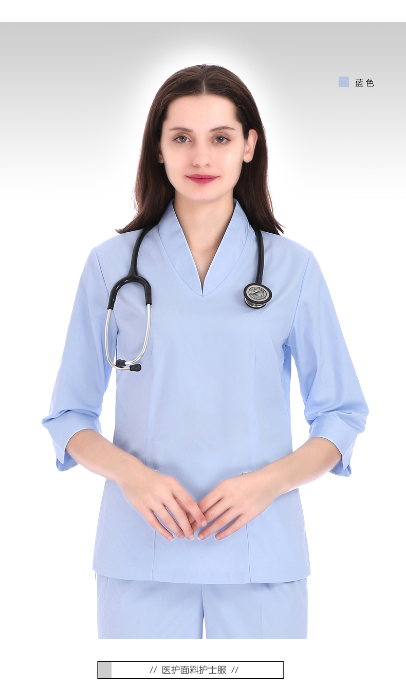 艾威护士服医生服装女白大褂长袖两件套工作服 白色 s【图片 价格