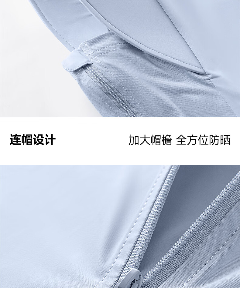 JEEP Men's Summer Quick-Dry Breathable Ice Silk Cooling Lightweight Hooded Sun Protection Jacket with Brim W Black M 3