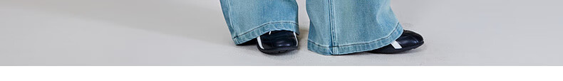 MEIYANG Drawstring Pants No. 2 Denim Straight-Leg with Stretch in Four Directions [60 Series], Blue-Green, 2XL 26