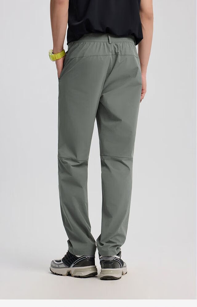 TECTOP Men's Outdoor Hiking Sports Casual Pants Aurora Gray Mountain Style Breathable 3XL 17