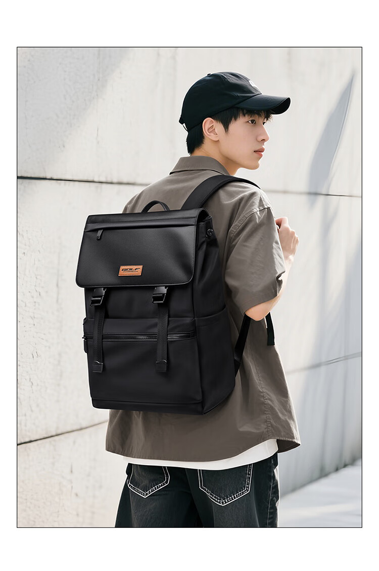 GOLF Casual Lightweight Men's Backpack Multifunctional Travel Bag Business Student School Bag 16-inch Laptop Bag 5