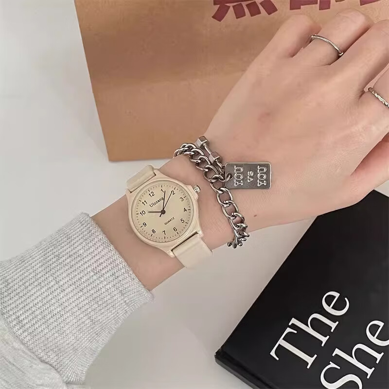 GEORGCOUNT Stylish College Style Women's Watch 2025 New Model Silent Waterproof Quartz Watch for High School and Middle School Students Exam Use 10