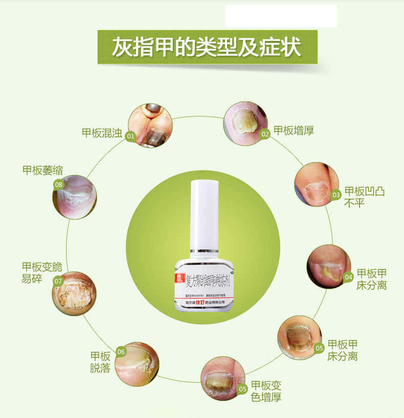 亮甲哈尔滨乐泰快好亮甲复方聚维酮碘搽剂软膏剂3ml2瓶灰指甲液药水