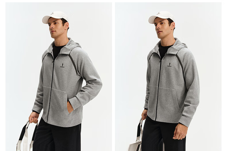 Biyinlefen [Ultra Soft Air Layer] 2025 Autumn New Men's Casual Sports Soft Oversized Hooded Jacket 10