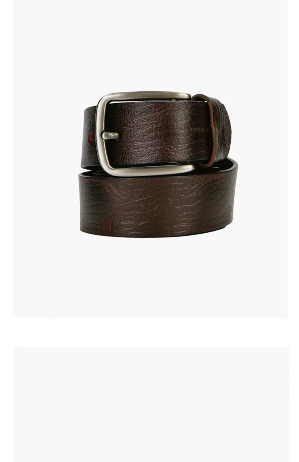 食草堂皮带男真皮针扣腰带休闲百搭简约牛仔裤带头层牛皮zbyd701黑色