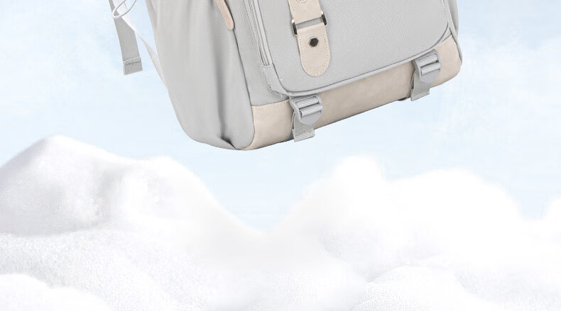 Almost Bear Middle School Student Backpack Girls New Lightweight Large Capacity Travel Bag Boys Primary High School Load-Reducing Ergonomic Double Shoulder Bag 12