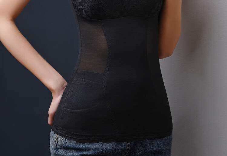 GRACEWELL Women's Shapewear Top with Padded Bra, Waist Slimming, Body Shaping, Fat Burning, Back Support, Integrated Bra 5