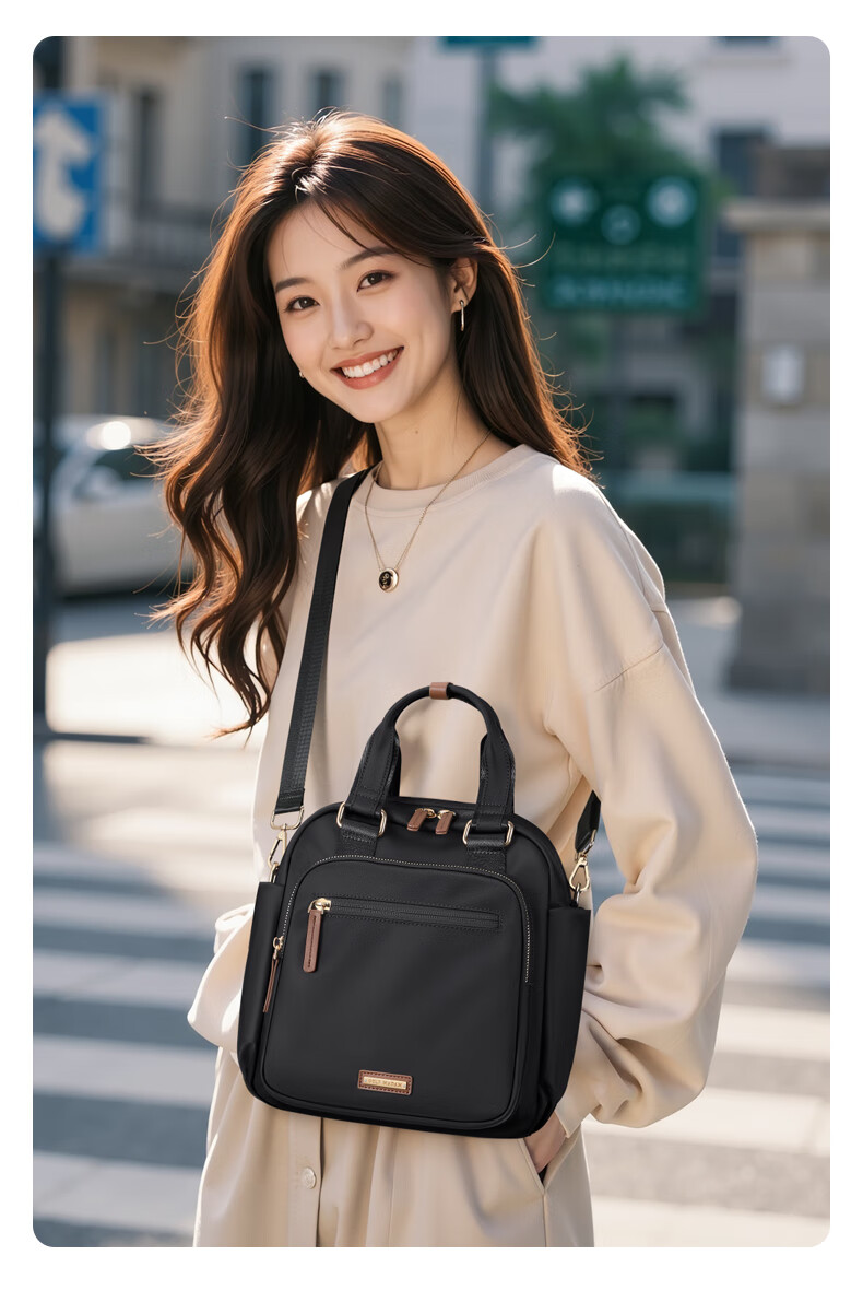 GOLF Women's Backpack, Fashionable Shoulder Crossbody Bag, Large Capacity Handbag, Water-Resistant Travel Backpack for Wome 4