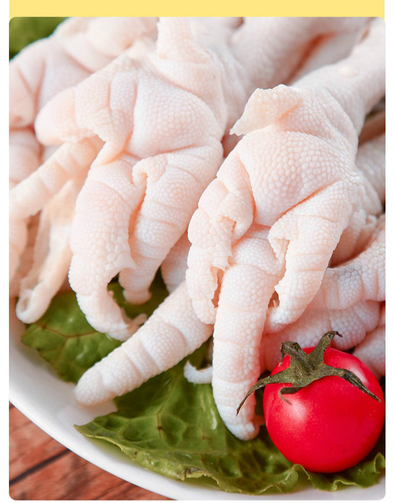 无骨鸡爪脱骨批发去骨鸡脚一箱冷冻整箱商用生鲜凤爪美人觉醒5斤鸡爪5