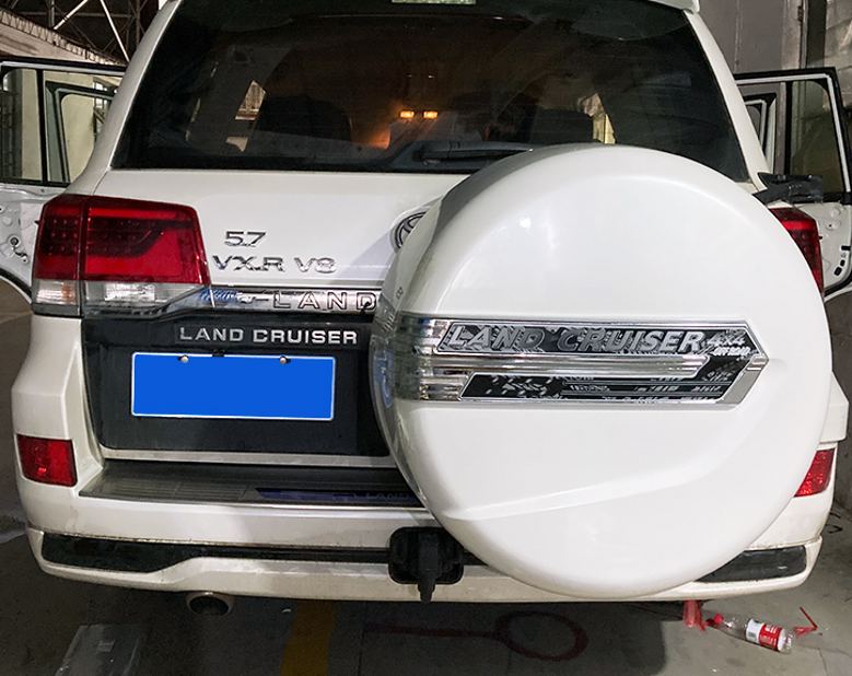 0821款兰德酷路泽备胎罩陆巡lc200后备箱兰德酷路泽备胎动态灯a款