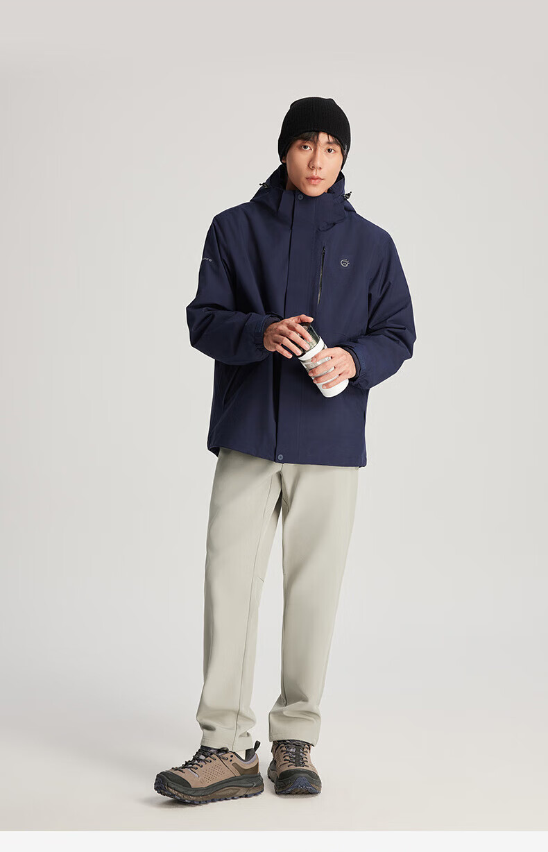 Tantuo Men's Fleece-Lined Warm Softshell Outdoor Hiking Pants 7