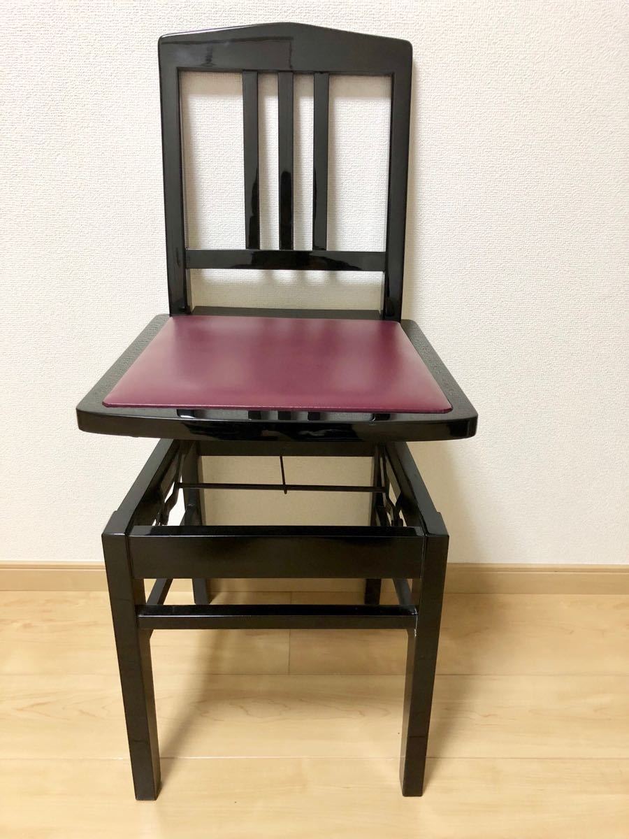 授权itomasa全新日本进口原装钢琴椅琴凳实木餐椅靠背椅子可升降 no:5