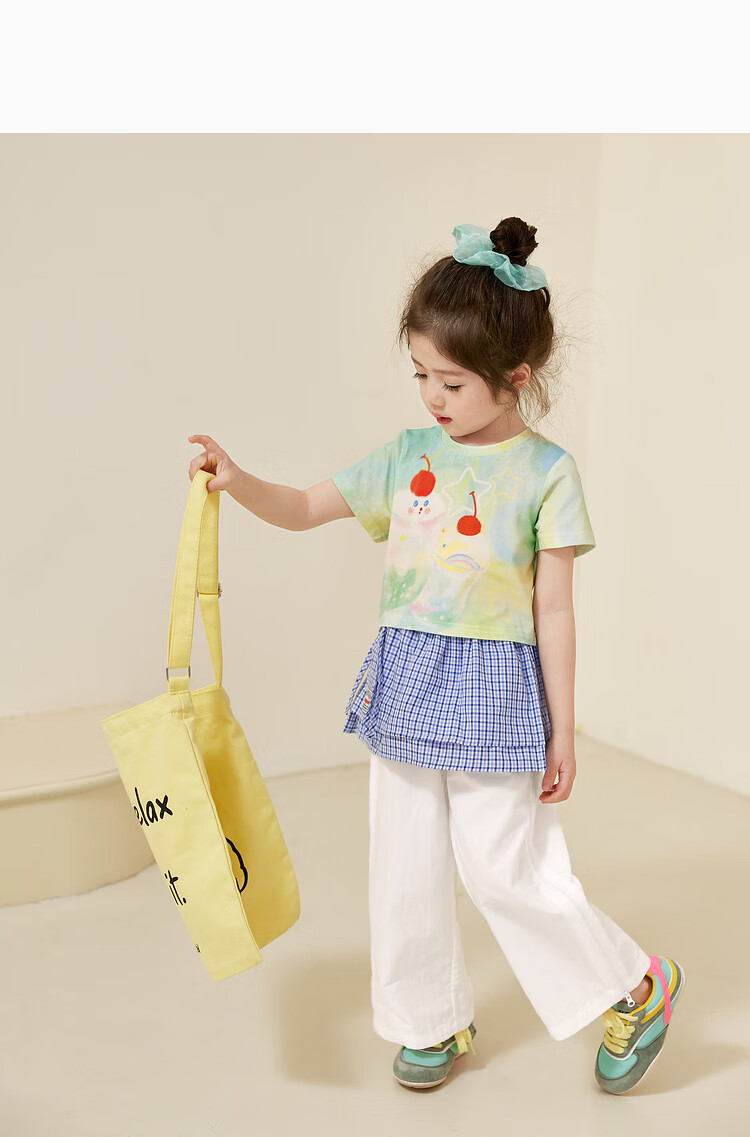 LUSON Children's Clothing, Baby Straight-Leg Pants for Girls, Quick-Dry Trousers, New Summer And Autumn Style, Casual Lightweight Pants for Girls 27