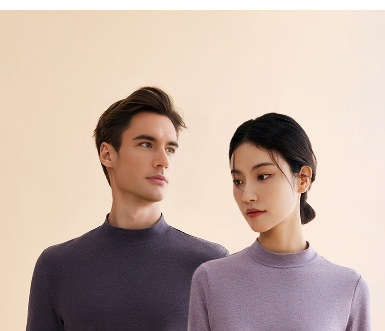 Three-Needle Thermal Underwear Men Xinjiang Long-Staple Cotton Men's Autumn Shirt and Pants Fleece Basic Base Layer Cotton Sweater Women's Couple Set 30