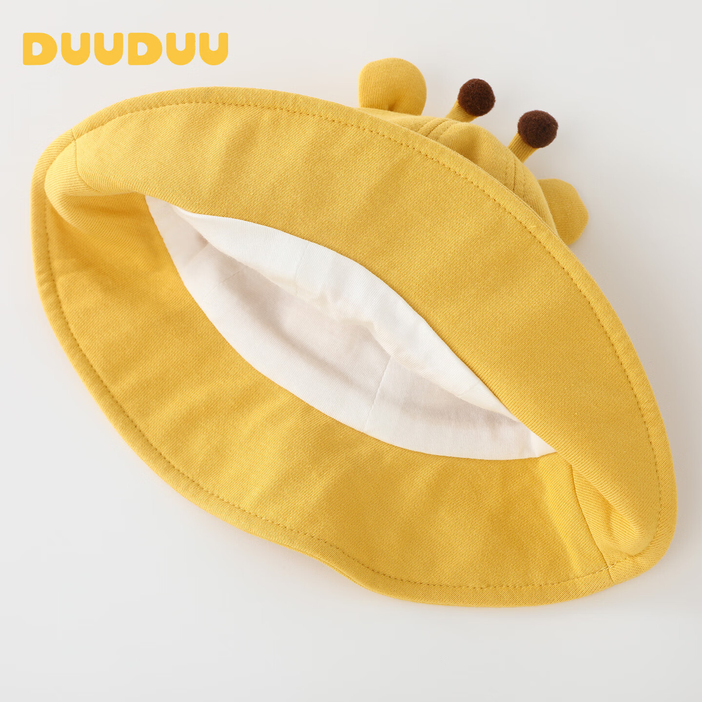 DUUDUU Baby Cartoon Hat Spring and Autumn Double-layer Fisherman Hat Cute Sunshade Bucket Hat for Toddlers 4