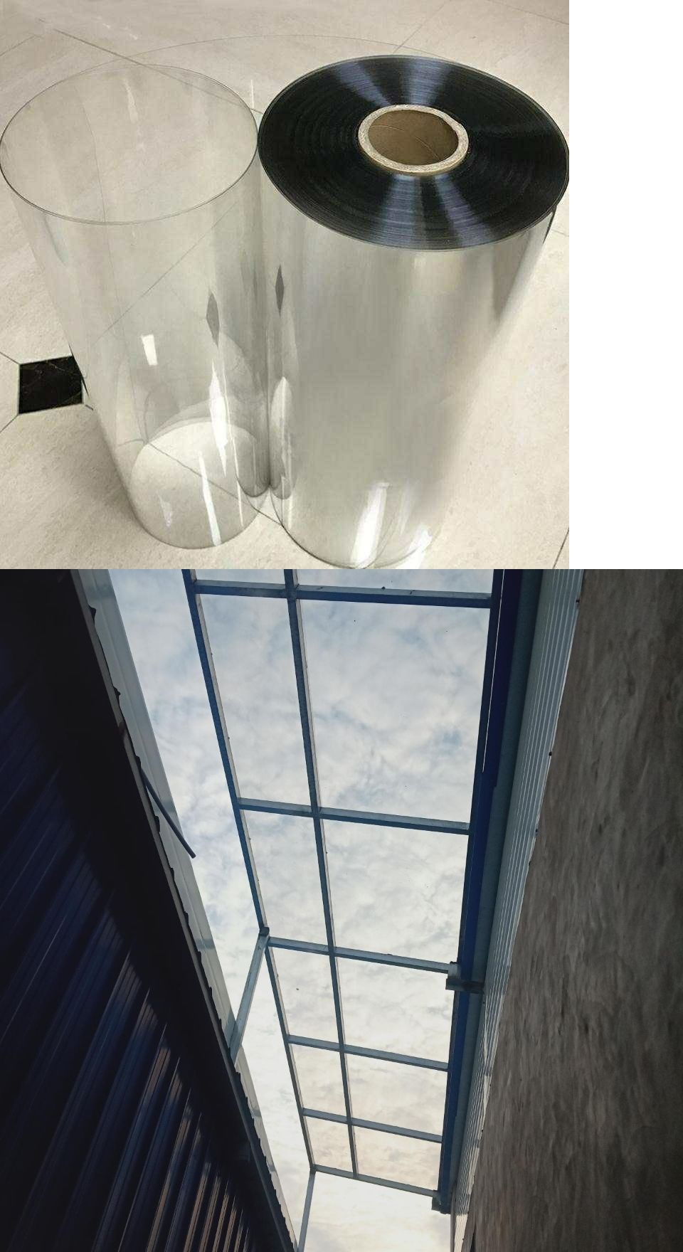 pet全透明阳光板透明瓦采光瓦亮瓦玻璃钢瓦阳光雨棚车棚天井雨搭 1.