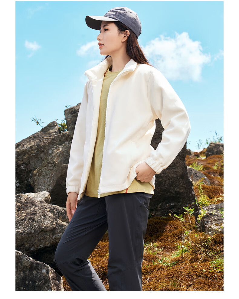 Panda Companion Women's Down Jacket Fleece Coat Autumn Winter 2025 New Thickened Plush Lining Granule Fleece Sweatshirt 2