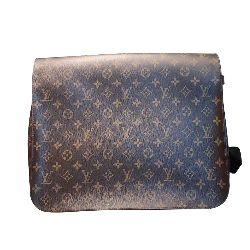 【二手99新】路易威登lv 经典男士老花公文包 单肩斜挎包 39*31*13