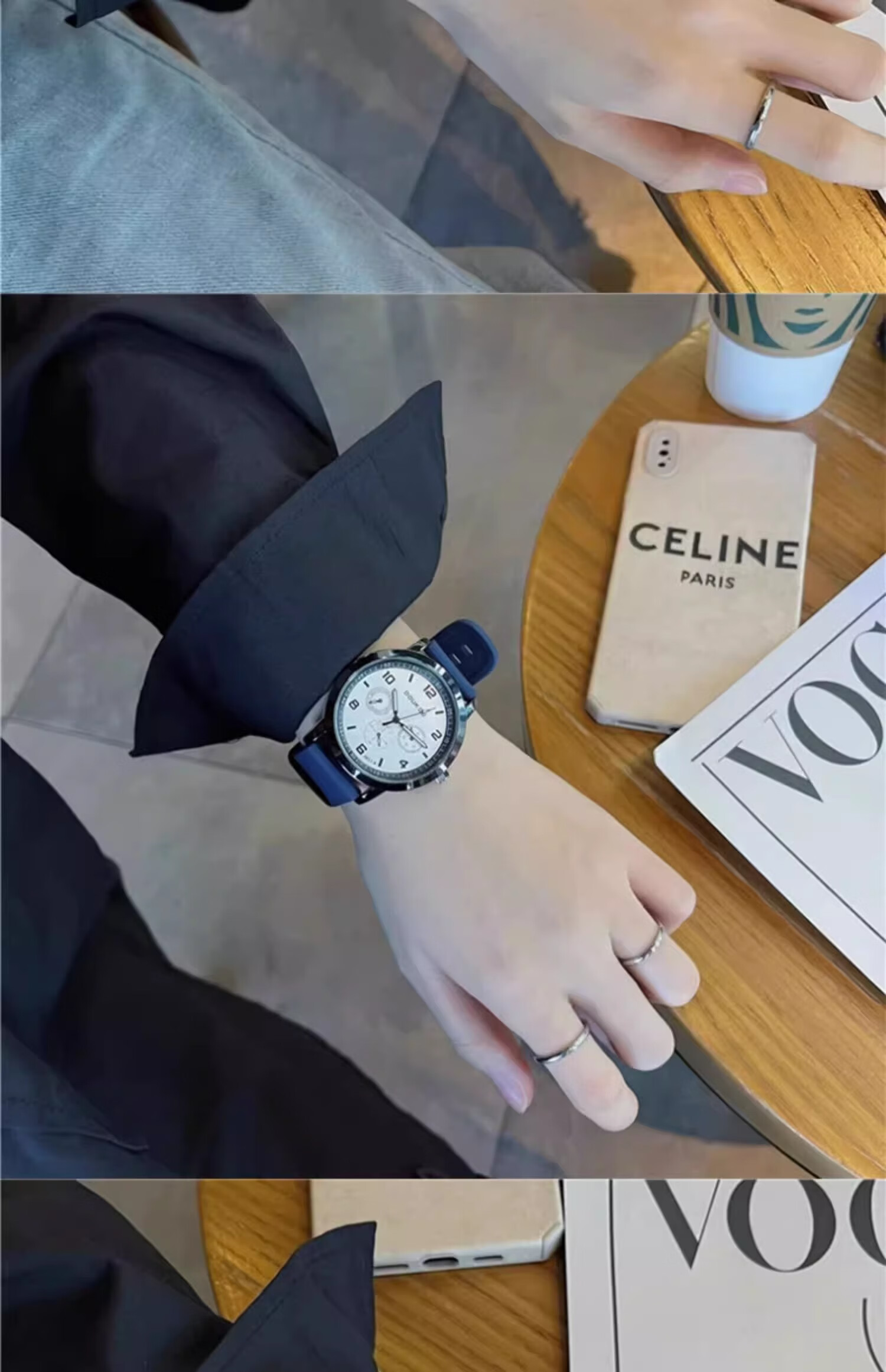 GEORGCOUNT American Retro Exam Watch for Women And Men, Teenagers, Middle And High School Students, Silent Waterproof Quartz Watch 16