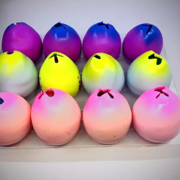 5个装解压玩具恐龙蛋发泄球挤压减压整人软胶玩具捏捏乐儿童礼物 3d