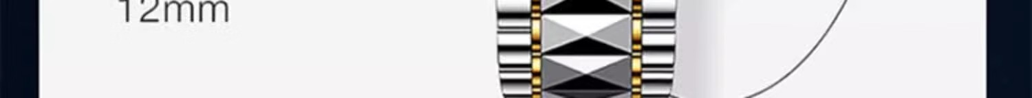 George Earl Men's Business Mechanical Quartz Watch Waterproof Youth Student Middle High School Men's Watch 2025 New Model 12