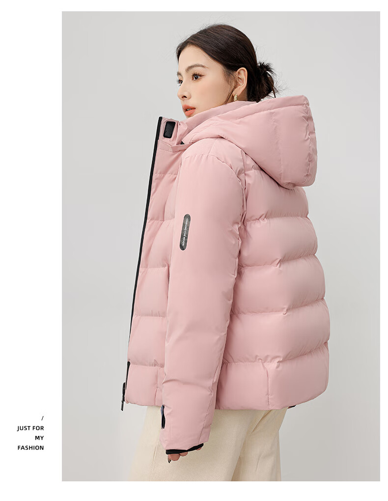 Yalu Women's Down Jacket 2025 New Winter Red Short Hooded National Standard Duck Down Fashion Thick Warm Coat Female 11