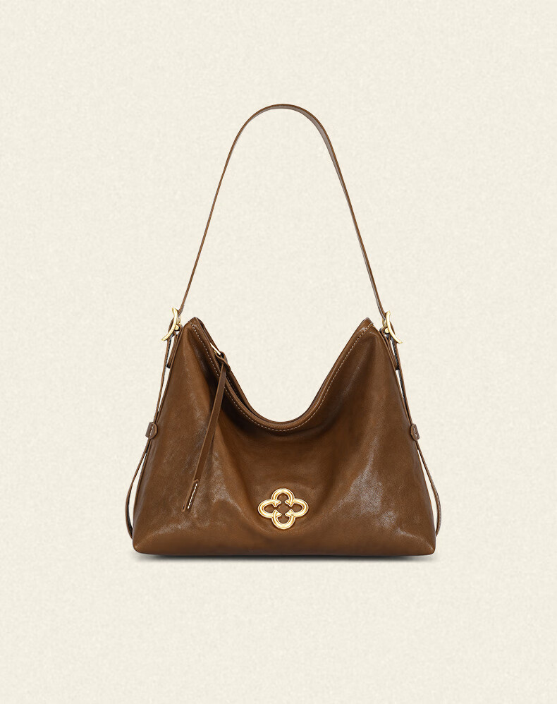 CASSILE [Celebrity Style] Cassile Tote Bag for Women, Vegetable Tanned Leather Light Luxury Crossbody Hobo Bag, Birthday Gift 29