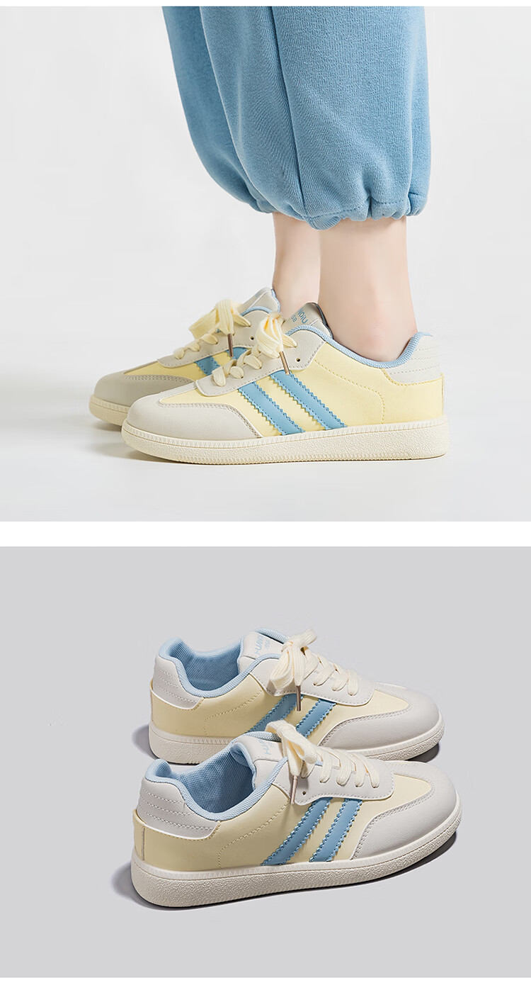 Global Soft Sole Lightweight Dopamine Colorway Women's White Sneakers 2025 Spring Summer Versatile Fashion Comfortable Breathable Skate Shoes 9