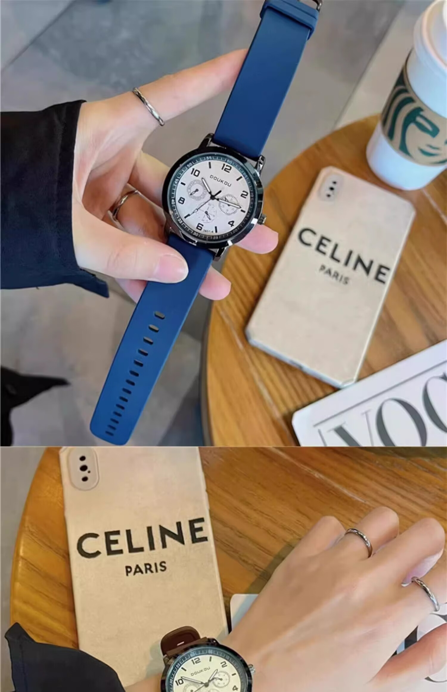 GEORGCOUNT American Retro Exam Watch for Women And Men, Teenagers, Middle And High School Students, Silent Waterproof Quartz Watch 8
