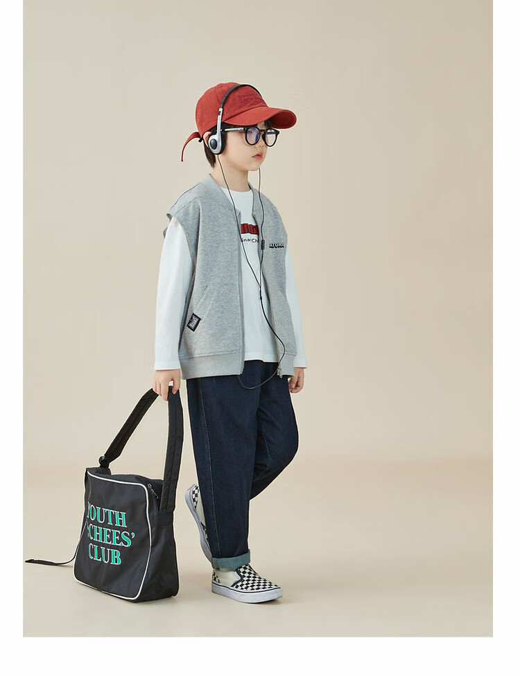 Duoduojia Baseball Vest, Children's Spring And Autumn Style 2026, Boys' Casual Sports Vest, Sleeveless Jacket for Older Childre 23
