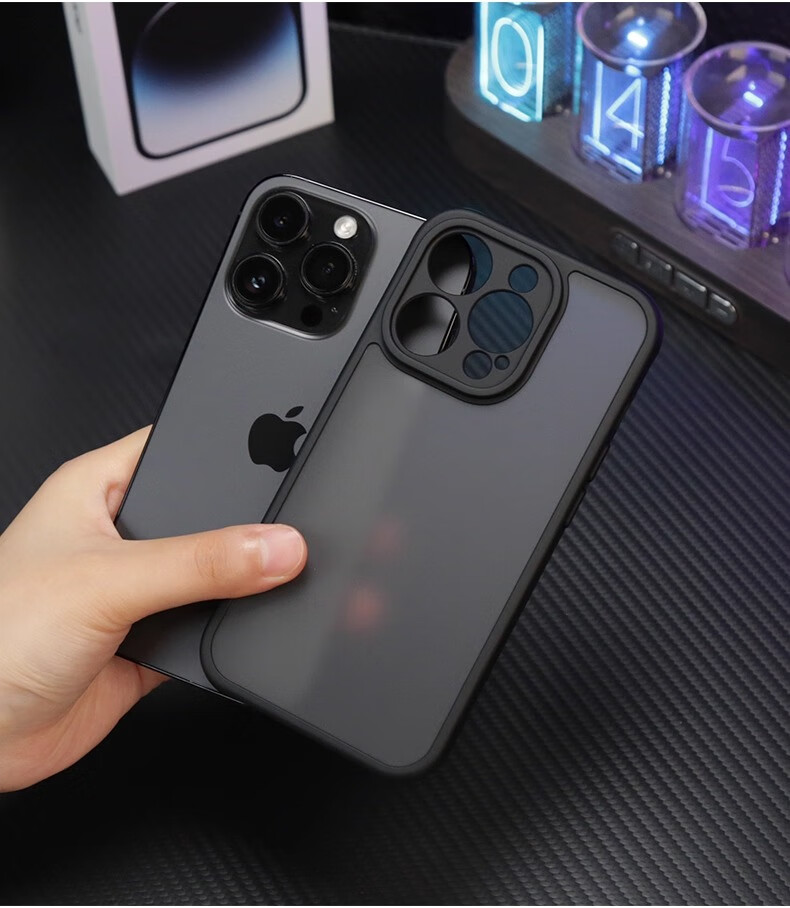Чехол для iPhone 16 Pro Max DIVI, полупрозрачный, матовый, ультратонкий, противоударный, премиум