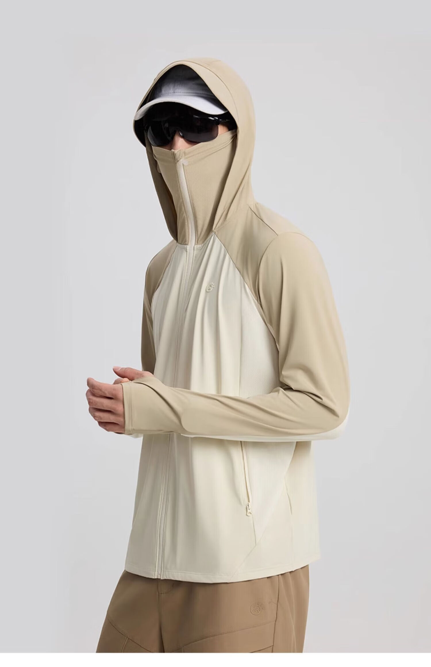 Tantuo UPF 200+ Sun Protection Hooded Breathable Quick-Dry Jacket 54