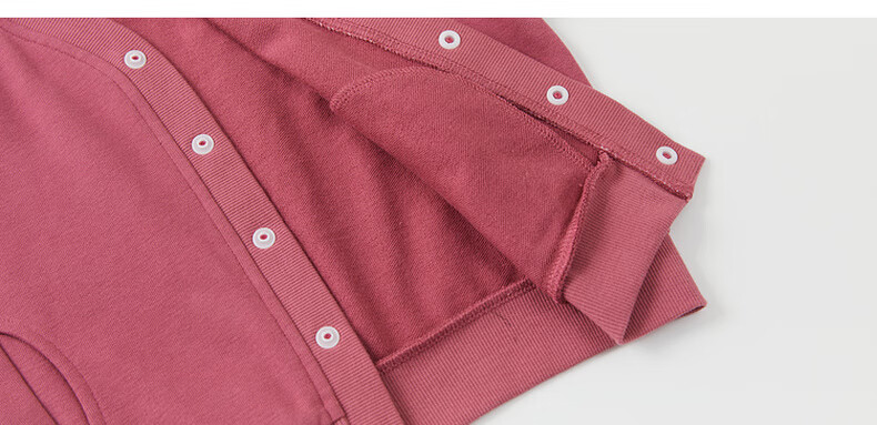 Papa [Glutinous Rice Cotton] papa New Autumn Children's Jacket Baseball V-Neck Cardigan Top Purple Red 110 12