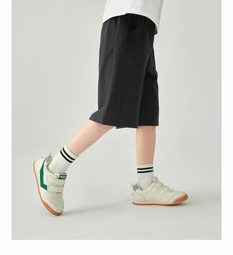 Duoduojia Boys' Sports Shorts, Summer 2026, for Older Children, Moisture-Wicking And Breathable, Pure Cotton Mid-Length Shorts, Children's Loose Six-Point Knit Pants 33