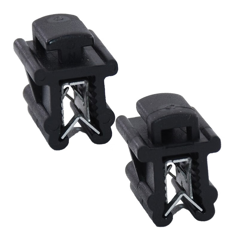 汽车机舱钣金线路管路固定侧插带钢铁卡扣夹子扎带绑带线卡子卡扣5个